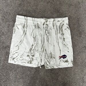 NFL Team Apparel Buffalo Bills White and Gray Sleep Shorts Size XL